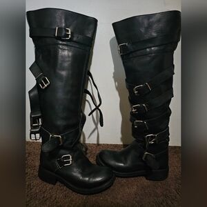 Knee High Zigi Leather Boots